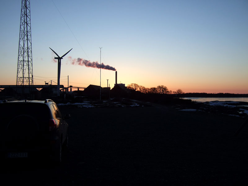 Auringonnousun aikaan