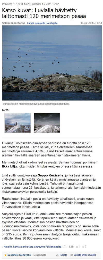 satakunnan kansan uutinen