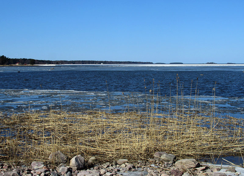 Jäät Preiviikinlahdella Jäät Preiviikinlahdella
