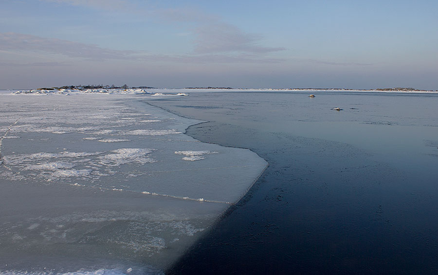 Jäänreuna Tervakalliolle Jäänreuna Tervakalliolle