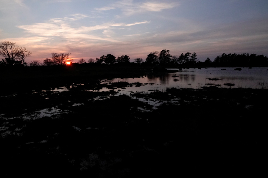 K�rkiflada ja auringonlasku